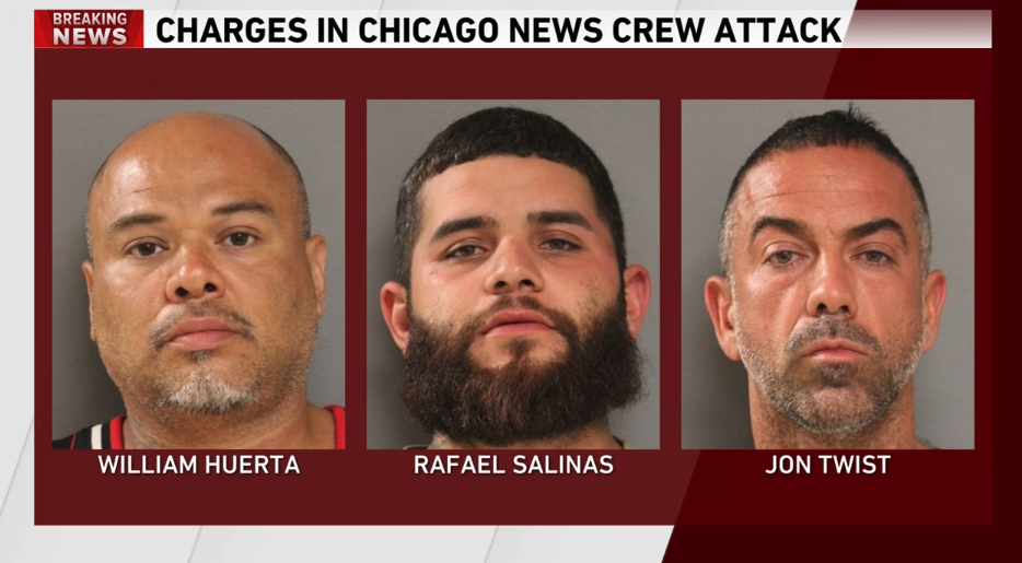 CBS crew attack suspects